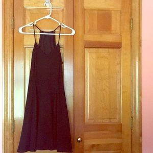 Express sweetheart a-line little black dress